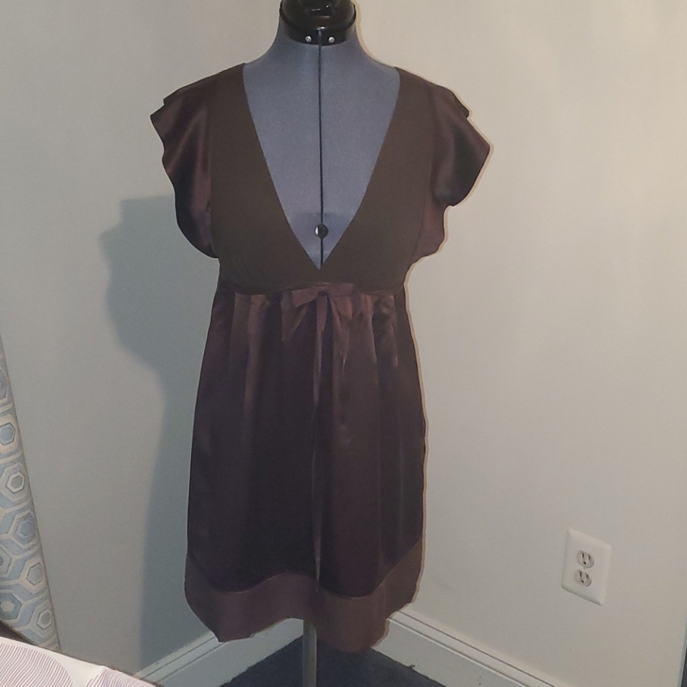 Dallin Chase brown dress